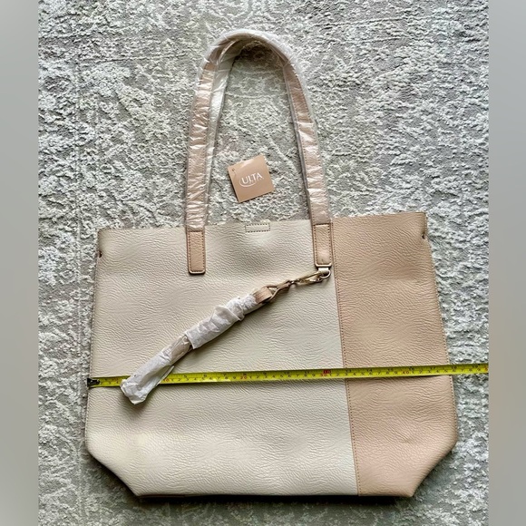 Ulta Beauty Cream and Beige Two-Tone Tote - Picture 3 of 6